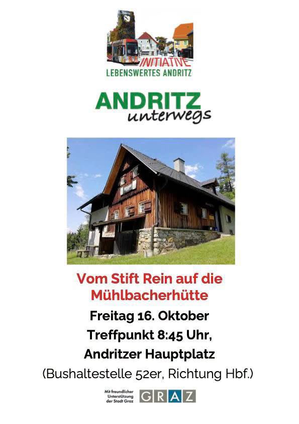 Andritz Unterwegs - Wanderung Mühlbacherhütte